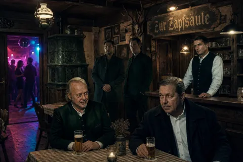 Szenenbild Stammtischkrimi – in der Version Mord im Gasthof zur Zapfsäule