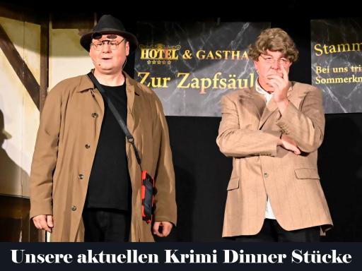 Hier finden Sie die aktuellen Krimi Dinner Stücke - Alle Corona-Regel tauglich.